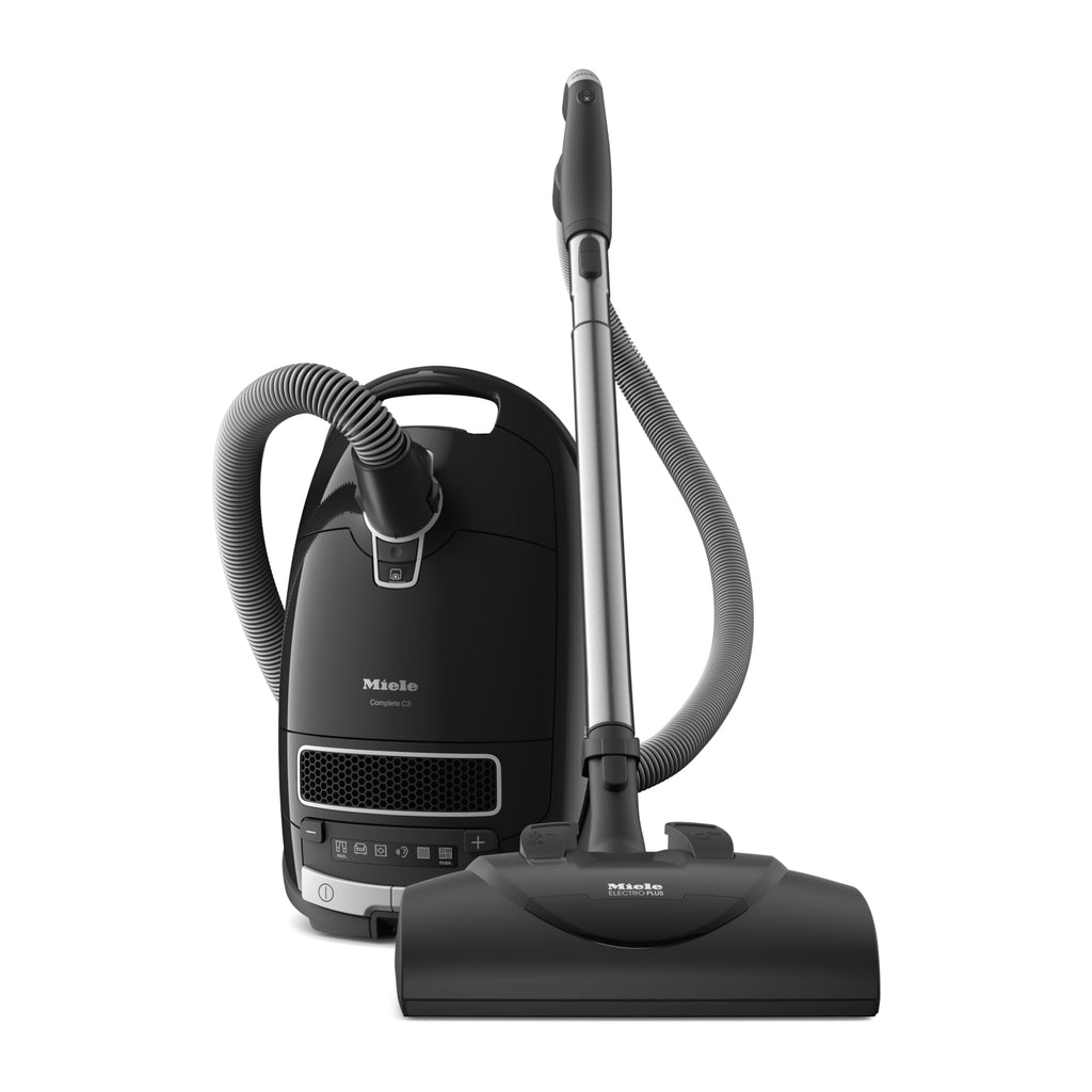 Miele Complete C3 Kona Powerline Vacuum Cleaner for Heavy Duty Carpets, in Obsidian Black