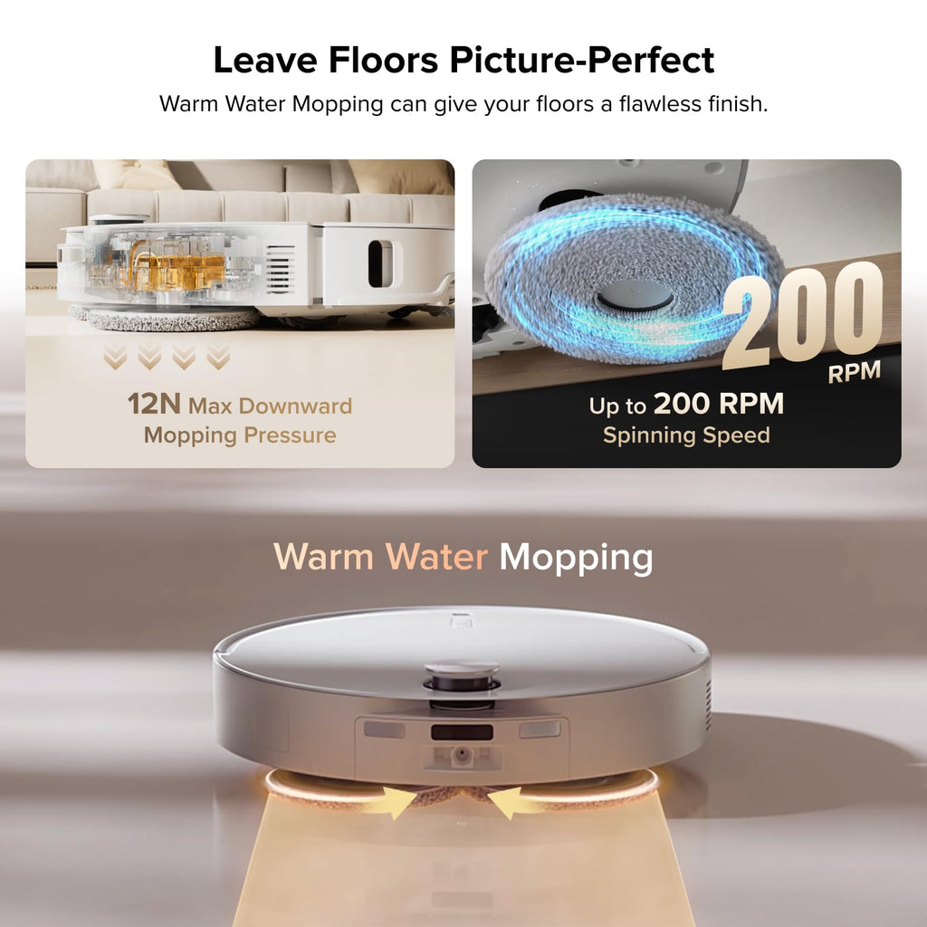 Roborock Qrevo CurvX – Ultra Slim Robot Vacuum & Mop, 22,000Pa & AI Navigation
