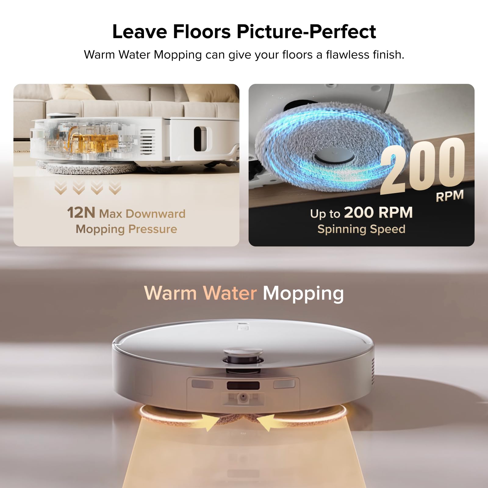 Roborock Qrevo CurvX – Ultra Slim Robot Vacuum & Mop, 22,000Pa & AI Navigation