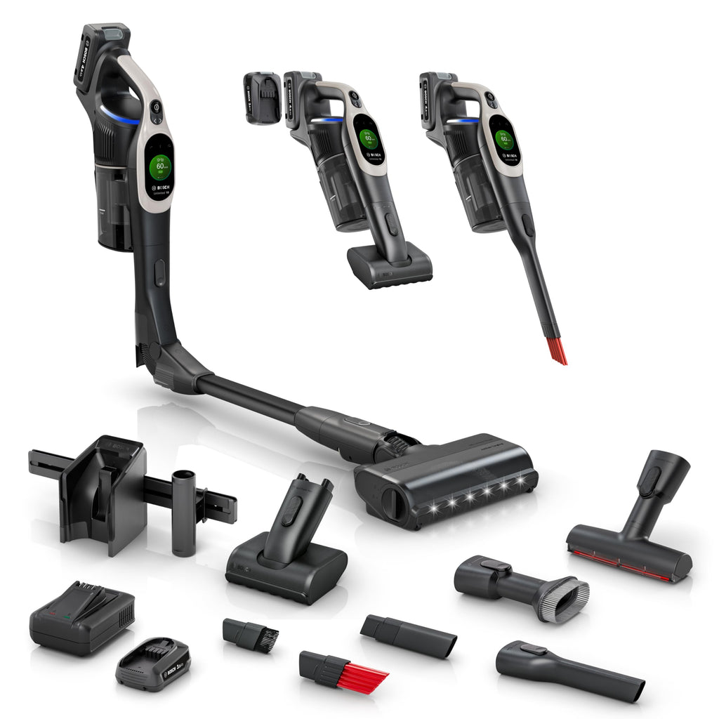 Bosch Unlimited 10 Cordless Vacuum – 140 Min Runtime, Pet Hair & Multi-Surface Cleaning