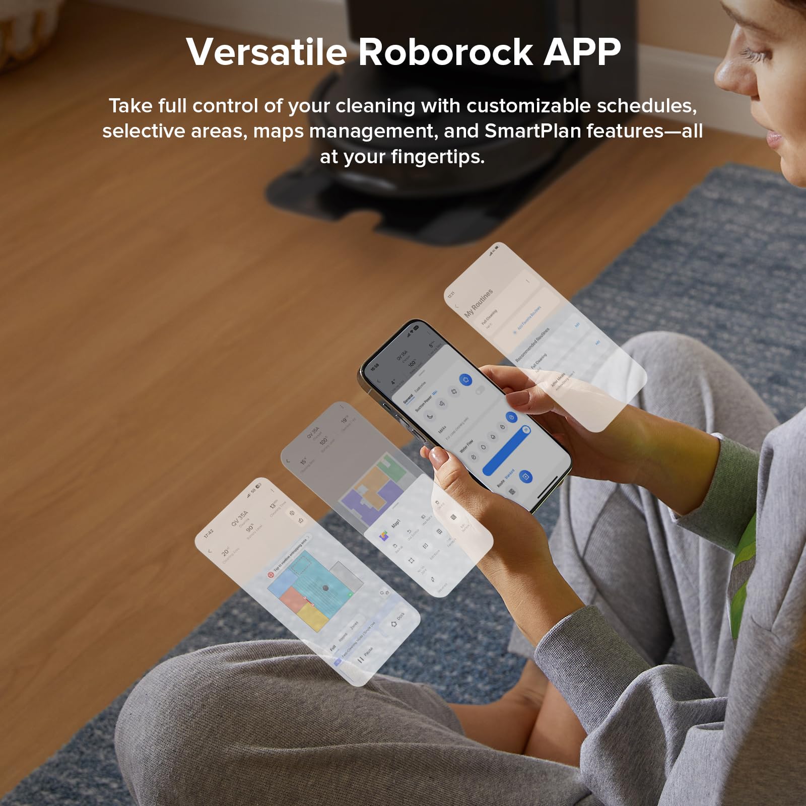 Roborock Qrevo QV35A Robot Vacuum & Mop