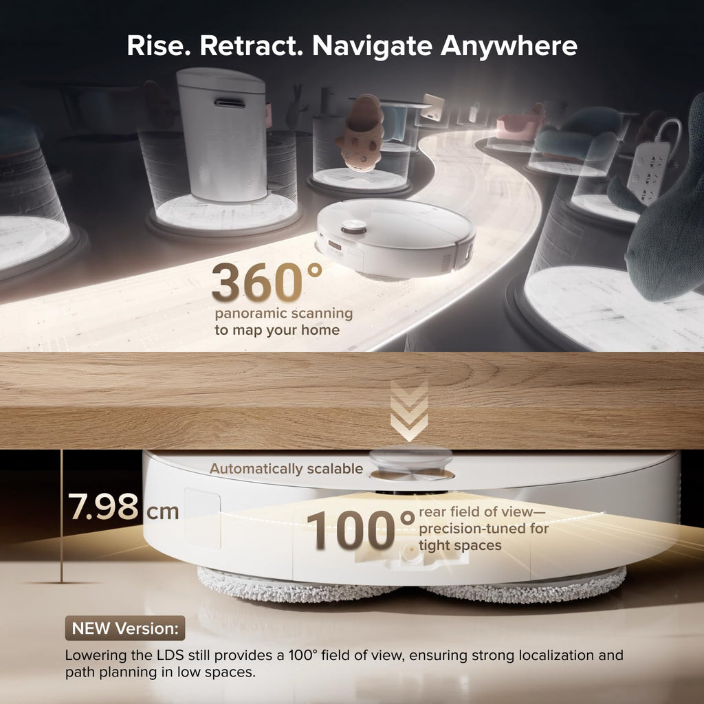 Roborock Qrevo CurvX – Ultra Slim Robot Vacuum & Mop, 22,000Pa & AI Navigation