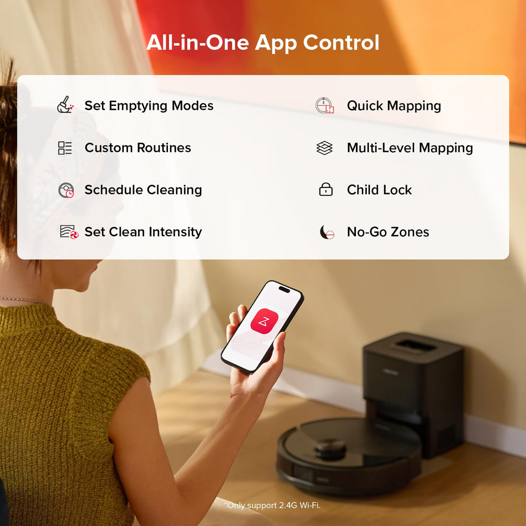 Roborock Q10 S5+ Robot Vacuum & Mop – 10,000Pa, Self-Emptying & Smart Navigation
