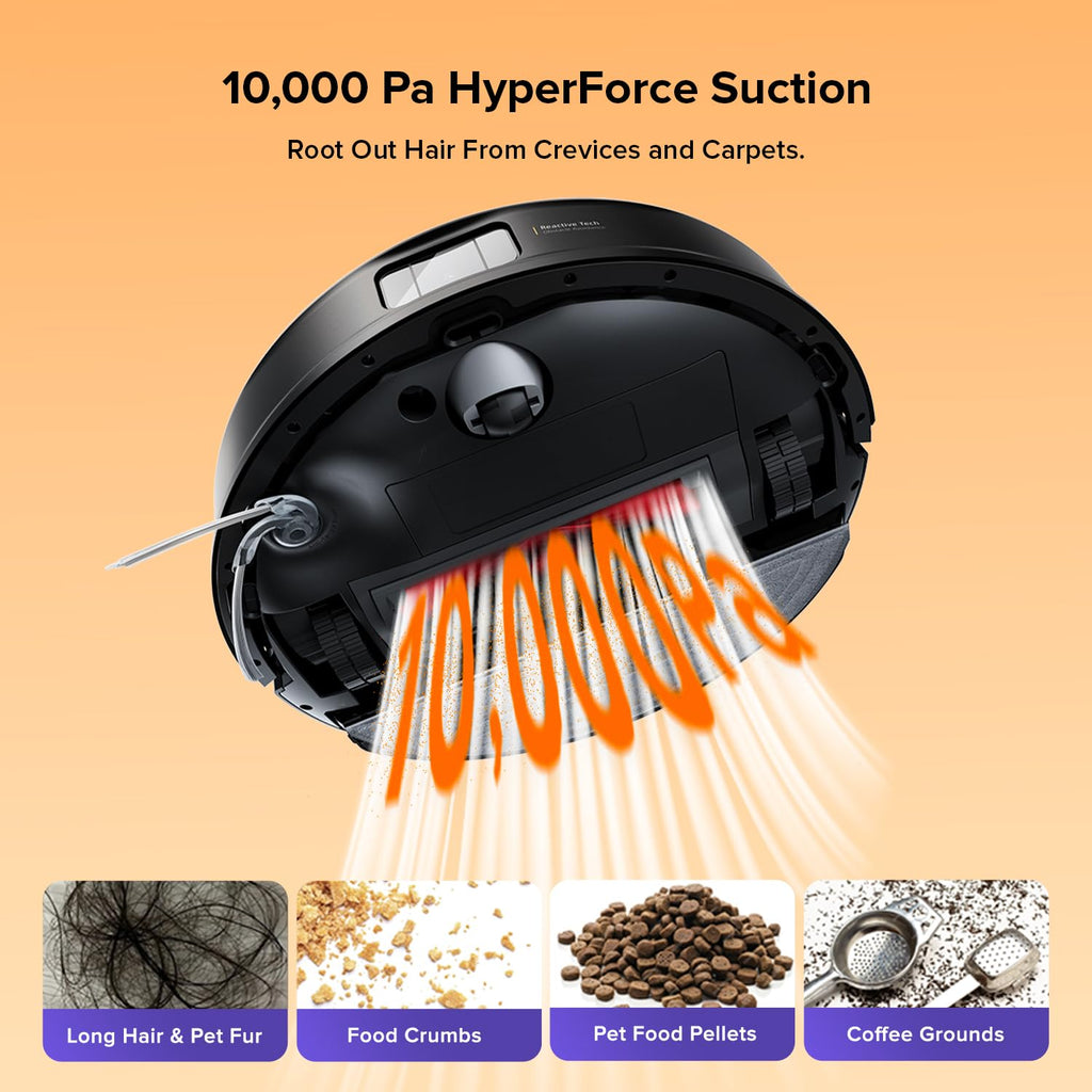 Roborock Q10 S5+ Robot Vacuum & Mop – 10,000Pa, Self-Emptying & Smart Navigation