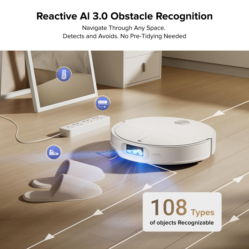 Roborock Qrevo CurvX – Ultra Slim Robot Vacuum & Mop, 22,000Pa & AI Navigation
