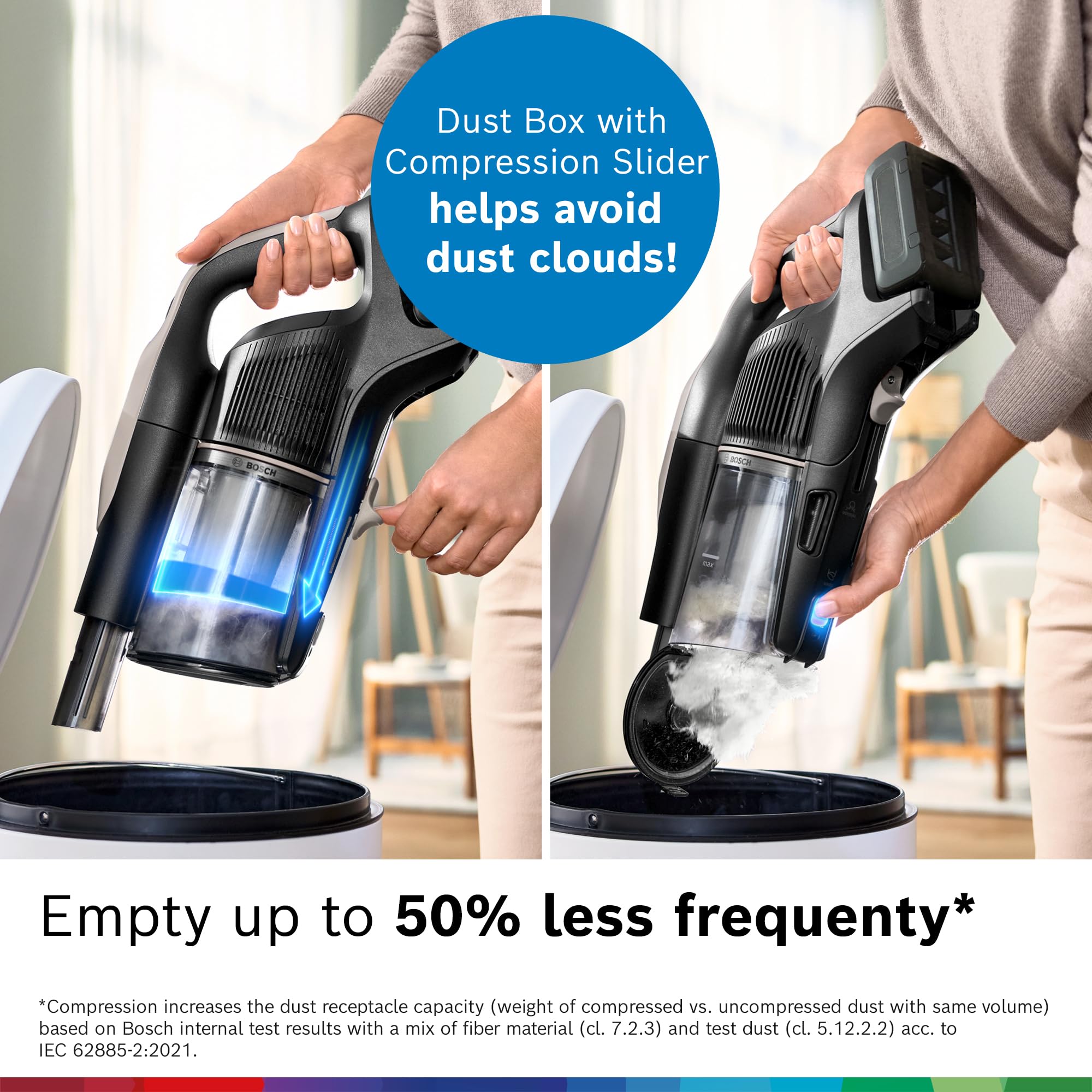 Bosch Unlimited 10 Cordless Vacuum – 140 Min Runtime, Pet Hair & Multi-Surface Cleaning
