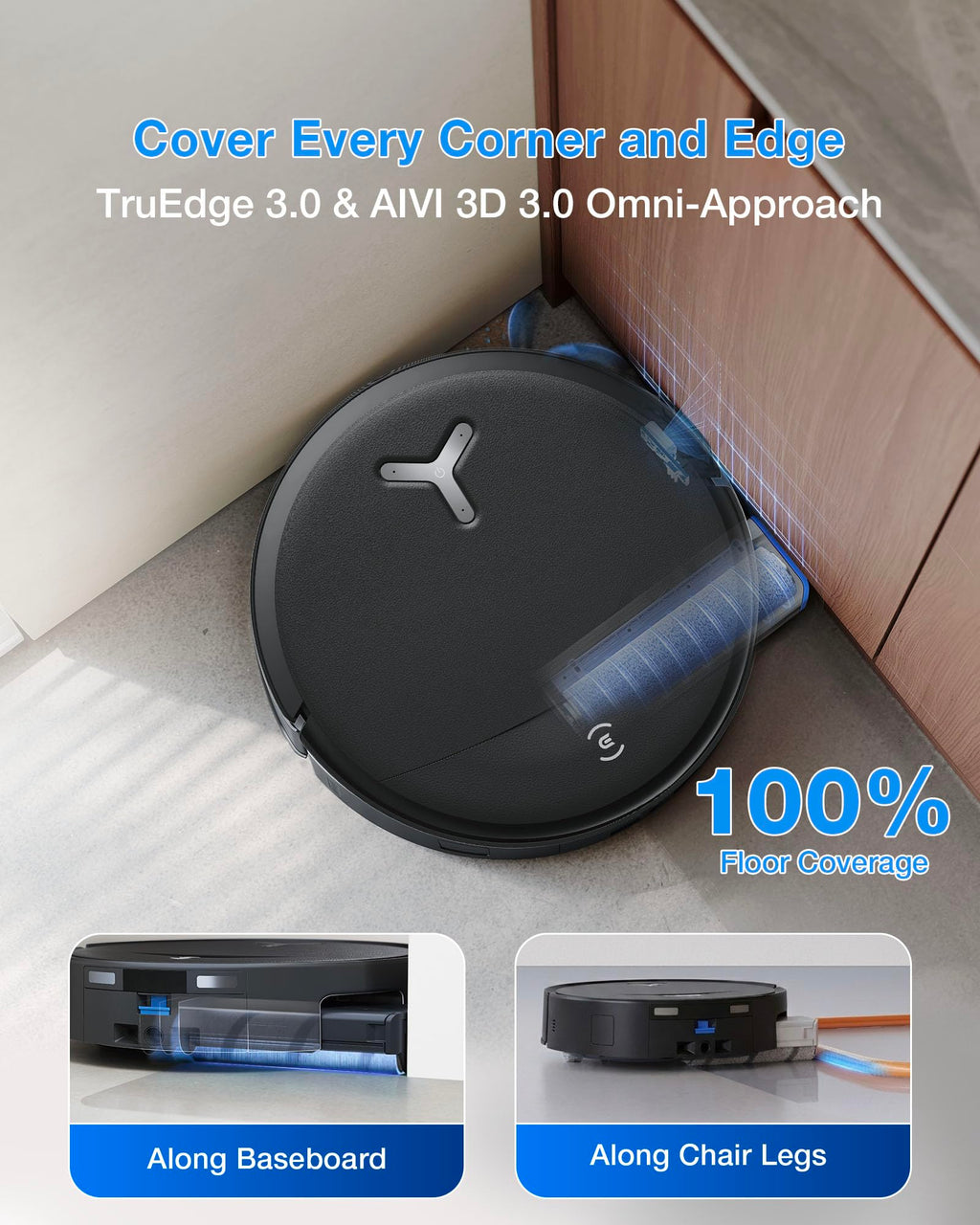 ECOVACS DEEBOT T80S Omni – 24,800Pa Robot Vacuum & Mop with AI Navigation & Self-Cleaning
