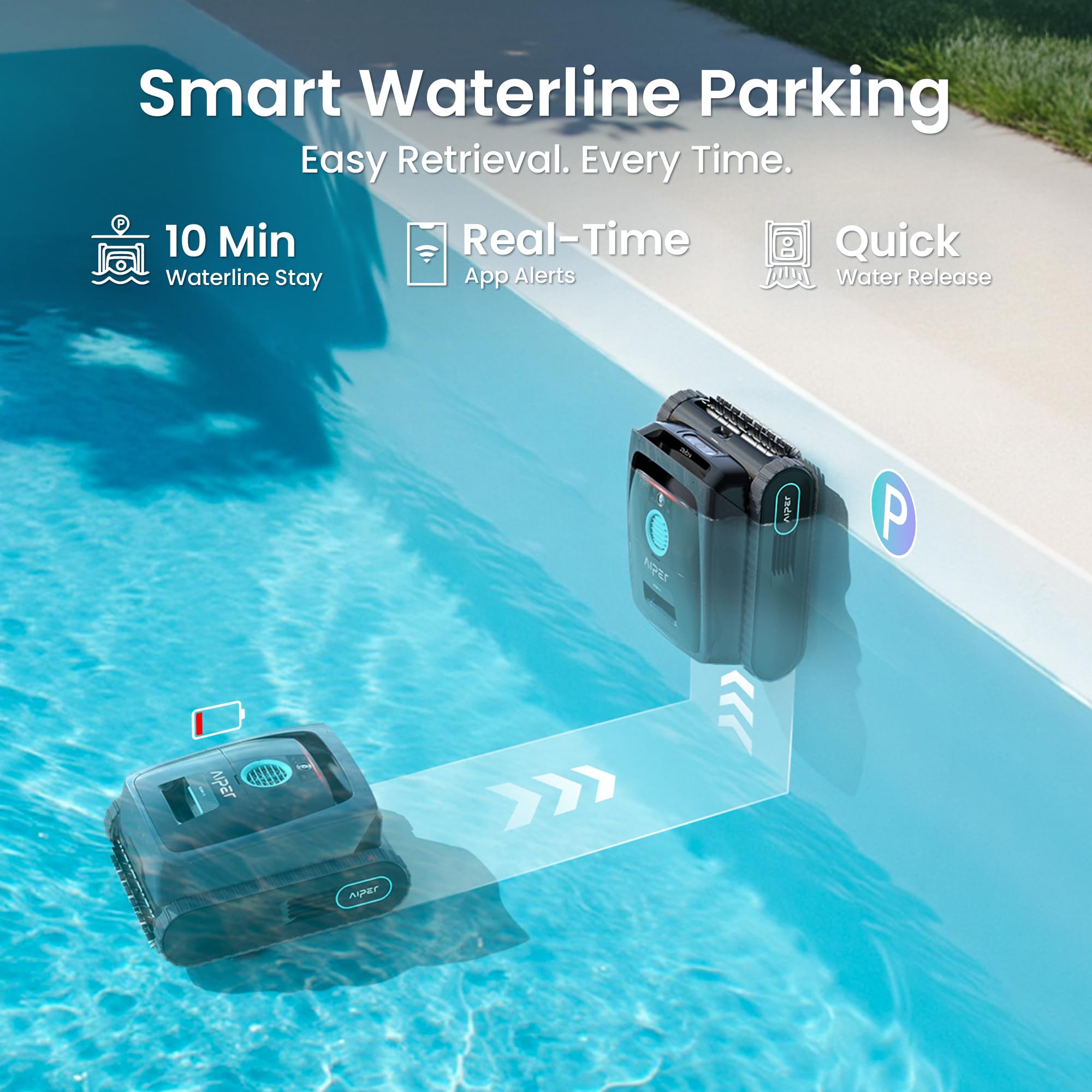AIPER Scuba V3 AI Cordless Pool Cleaner – Smart, Fast & Fully Automatic