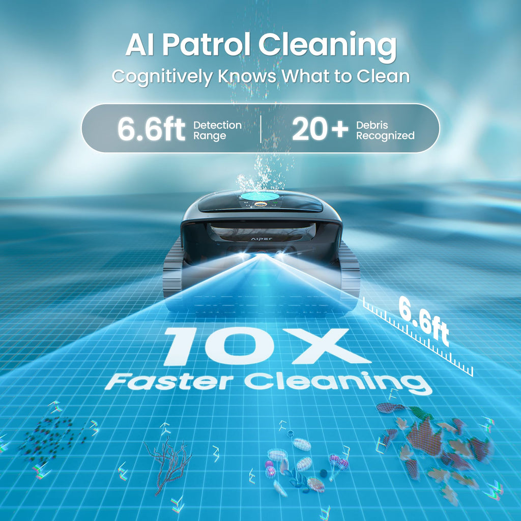 AIPER Scuba V3 AI Cordless Pool Cleaner – Smart, Fast & Fully Automatic