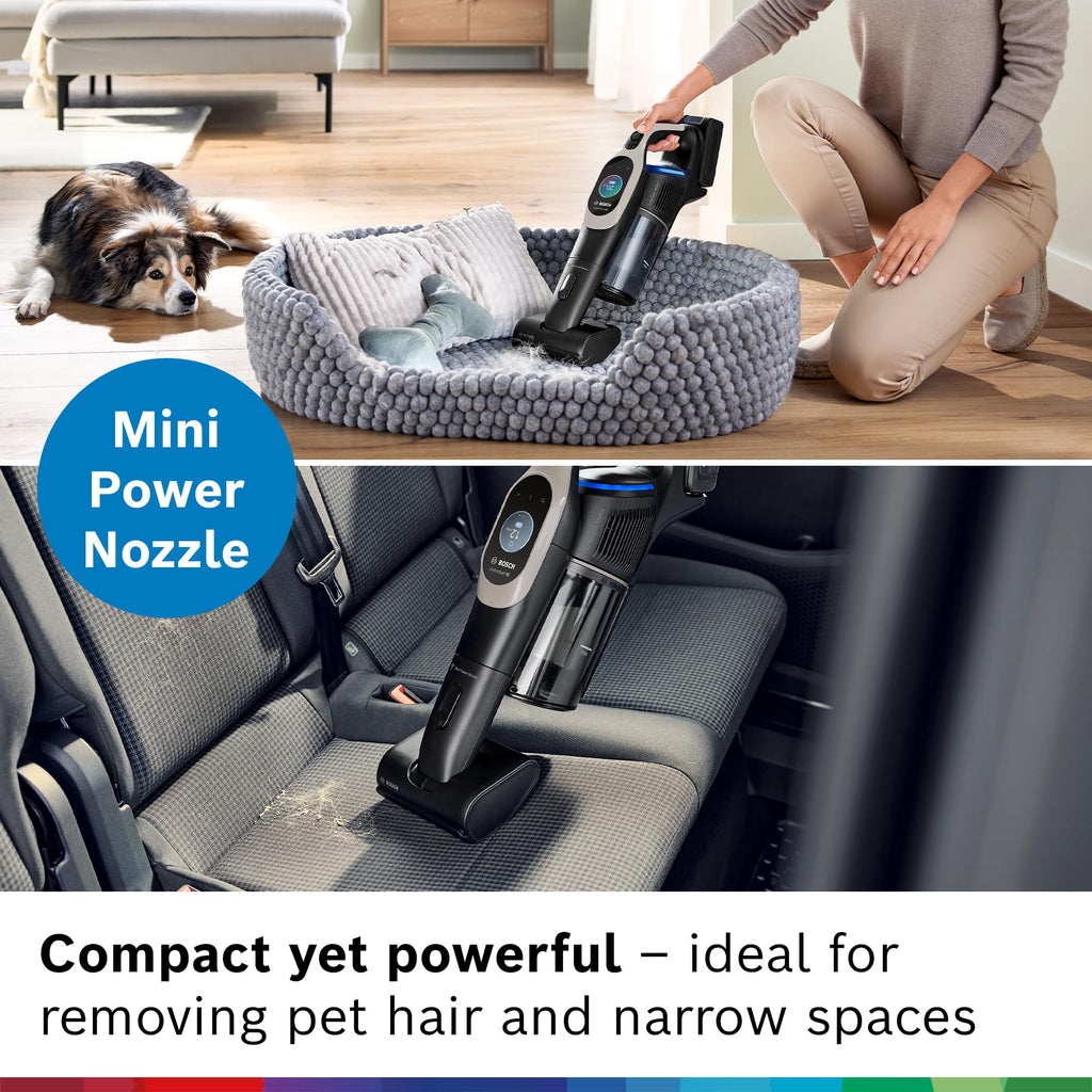 Bosch Unlimited 10 Cordless Vacuum – 140 Min Runtime, Pet Hair & Multi-Surface Cleaning