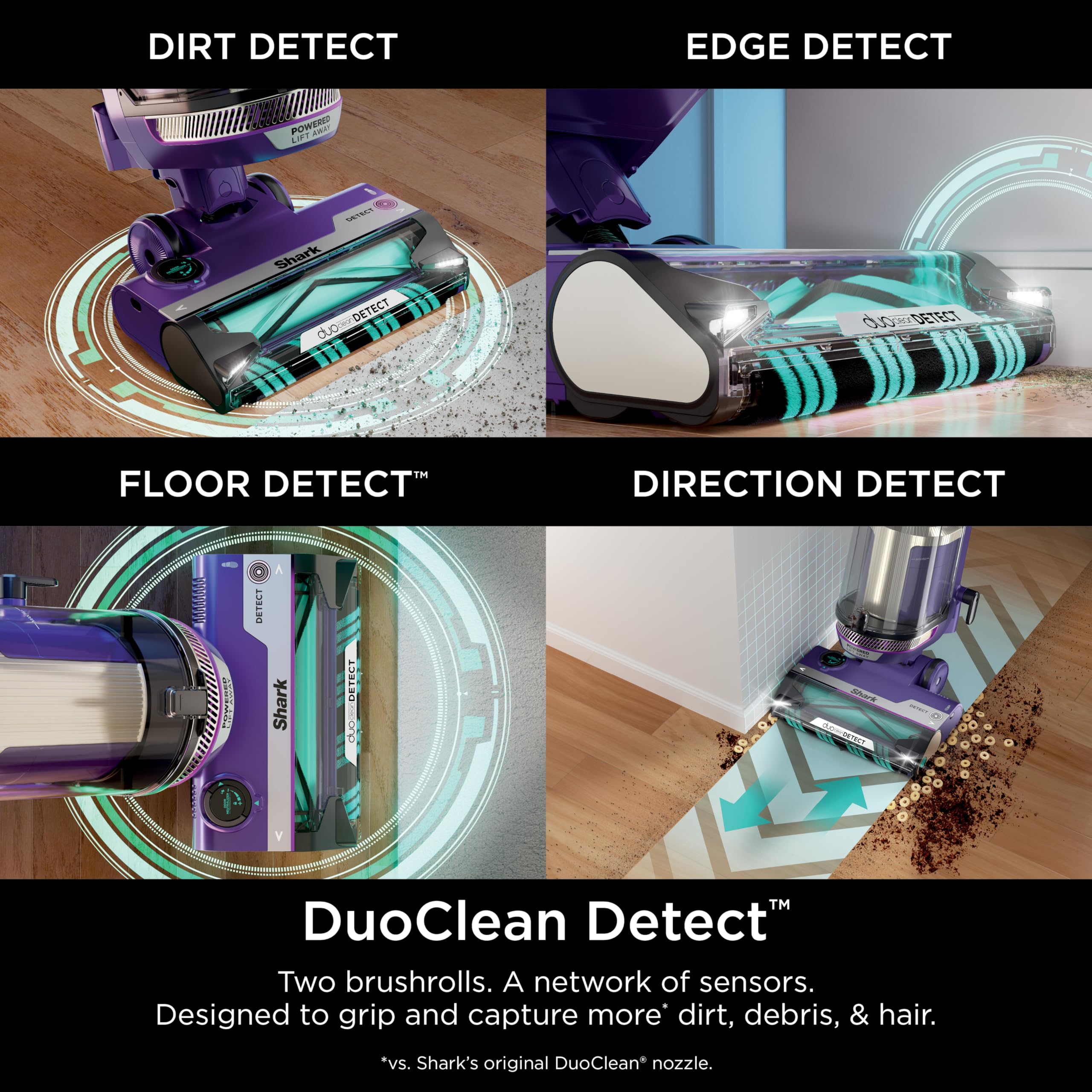 Shark PowerDetect Upright Vacuum – HEPA & Pet Hair Pro